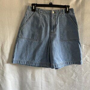 $$ SOLD $$ EUC Crossroads High Rise Blue Denim Shorts size 10